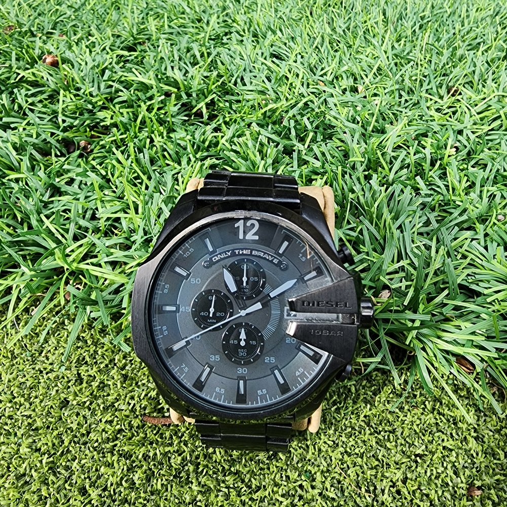 Diesel Mega Chief Chronograph Watch Dz-4355 Black